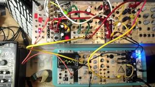 Mutable Instruments Rings  Doepfer A118  Make Noise Richter Wogglebug  take10 [upl. by Amolap83]