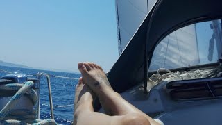 Island hopping with friends on board Paros Kimolos and Milos  EP 43 Sailing Seatramp [upl. by Leribag]