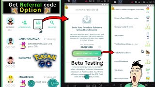 How To Get Referral Code Option in Pokemon Go  How To Use Referral Code in Pokemon Go  New Update [upl. by Sianna]