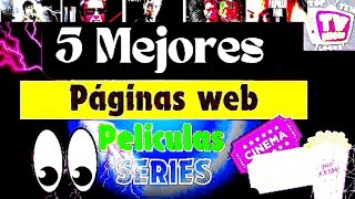 5 paginas web de películas y series gratis 2024 [upl. by Selimah730]