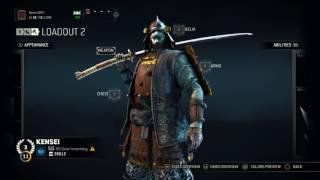 For Honor Kensei 3 Complete Nodachi Sword sets FukudaKimuraHashimoto [upl. by Dianne]