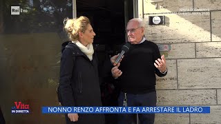 Ancona anziano affronta ladro e lo fa arrestare  La Vita in Diretta 04112024 [upl. by Hirschfeld]