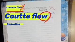 Couette flow derivation  Couette flow in fluid mechanics  Couette flow velocity profile [upl. by Reneta]