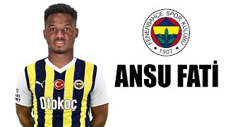 Ansu Fati 🟡🔵 Welcome to Fenerbahçe ● Skills  2024  Amazing Skills  Assists amp Goals HD [upl. by Filbert]