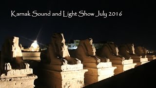 Karnak Sound amp Light Show [upl. by Ahsielat]