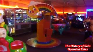 1980s Coin Operated Carousel Kiddie Ride  Rainbow Roundabout [upl. by Giffard]