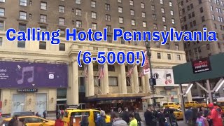 Calling Hotel Pennsylvania 65000 [upl. by Enelym987]