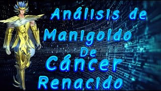 análisis de manigoldo de cáncer renacido Saint seiya awakening KotZ [upl. by Lewan521]