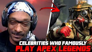 7 CELEBRITIES WHO FAMOUSLY PLAY APEX LEGENDS [upl. by Fancy622]