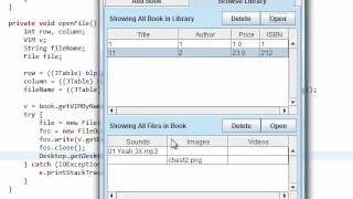 Java Extended Simple Library System With GUI Part 48 [upl. by Giacinta]