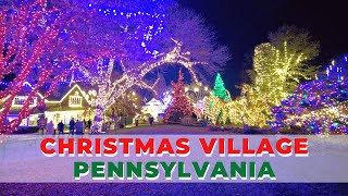 Christmas Village Pennsylvania  Peddlers Village  Christmas Canon  December 2022 [upl. by Ameyn]