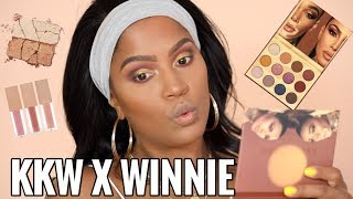 KKW BEAUTY X WINNIE COLLABORATION  MAKEUPSHAYLA [upl. by Nauqal]