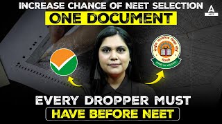 Every Dropper Must Have 😲This Document 📃 Before NEET  Garima Goel [upl. by Nanon988]