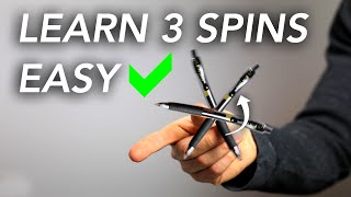 Learn How to Spin A Pen  In Only 5 Minutes  Cool Skill While Bored [upl. by Stanley]