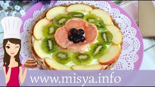 Crostata alla frutta senza cottura la ricetta di Misya [upl. by Noiramed258]