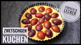 Zwetschgenkuchen mit Streusel ☆ Pflaumenkuchen ohne Hefe [upl. by Tavi]