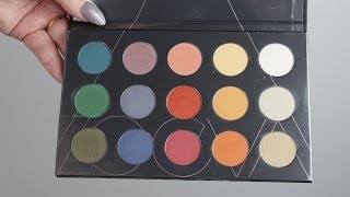 Zoeva Matte Spectrum Eyeshadow Palette Swatches and Review [upl. by Nytsirt]