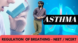 Regulation of Breathing  Rhythm center amp Apneustic Center  Asthma Treatment  NEET NCERT CLASS 11 [upl. by Akym]