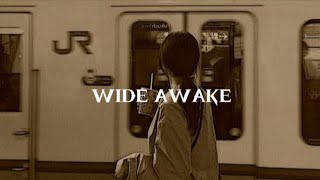 WIDE AWAKE  Lyrics  Slowed Reverb 🎶🎶🎶 [upl. by Enidanreb]