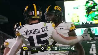 Iowa Gets On The Board vs Michigan State  Iowa Football  10192024 [upl. by Avilys]