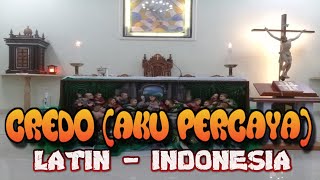 CREDO AKU PERCAYA LATIN  INDONESIA [upl. by Asher]