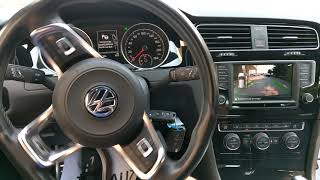 VW Golf 7 RLine Park assist [upl. by Birmingham]