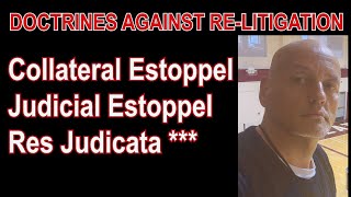 MUST KNOW BASICS The 3 estoppel doctrines [upl. by Ainimre]