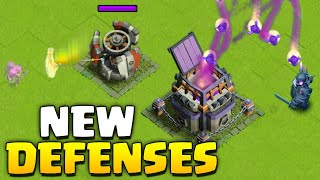 New Skeleton Park Defenses and Spell Explained Clash of Clans [upl. by Ybroc319]