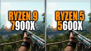 Ryzen 9 7900X vs Ryzen 5 5600X [upl. by Obed435]