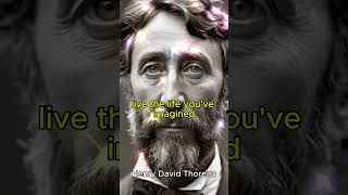 Henry David Thoreau motivation quotes philosophy [upl. by Ylrehs]