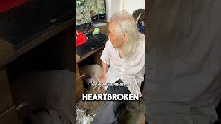 Kind Old Man Heartbroken When Someone Broke His Turtles Shell❤️kindness heartwarming wholesome [upl. by Mchail]