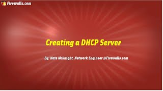 SonicWall Gen 7 How To Create a DHCP Server [upl. by Sonstrom]