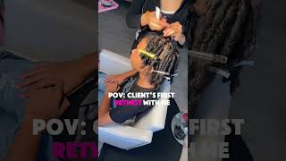 braids braider hairstyle braidtutorial locs retwist [upl. by Drummond]