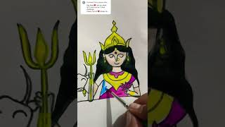 Happy NavratriDay1Navratri special MAA Shailputri navratrispecial shorts [upl. by Nahaj805]