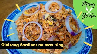 Sautéed Sardines with Egg  Ginisang Sardinas na may Itlog [upl. by Hedvig]