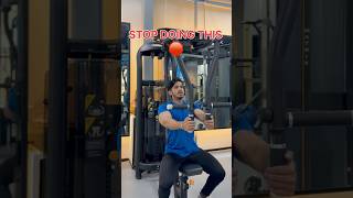 STOP DOING THIS🛑 HOW TO USE PEC DECK FLY MACHINE ✅  INJURY￼ FREE shorts workout fitness gym [upl. by Juliet]