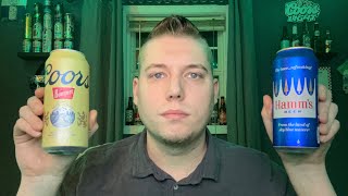 Coors Banquet VS Hamm’s Blind BEER BATTLE [upl. by Annoirb691]