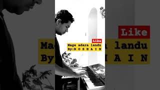 Mage adara landu Song by DTAP  piano cover 🎹 piano pianocover pianoperformance [upl. by Ainatit]