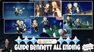 GUIDE Bennett Story ALL ENDING  Genshin Impact [upl. by Aileve]