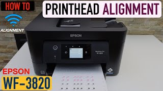 Epson WorkForce Pro 3820 Printhead Alignment [upl. by Ylyl]