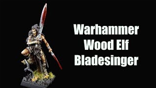 Warhammer Wood Elf Bladesinger 360° [upl. by Bunni]