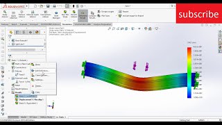 Static simulation for beginners with explanation in solidworks [upl. by Nodal46]