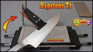 Knife sharpener Hapstone T1  Adjustable Angle Guide for Knives  Sharpening kitchen knife [upl. by Aneerbas436]