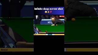 Infinite Deep Screw Shot By Brecel 2024pool billiards [upl. by Renell923]