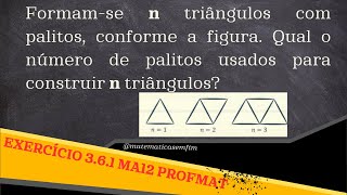 MA12 Cap3 exercício 361 versão 2023 mestrado profmat [upl. by Cyrill]