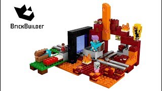 LEGO MINECRAFT 21143 The Nether Portal  Speed Build for Collecrors  Collection 57 sets [upl. by Reinertson]