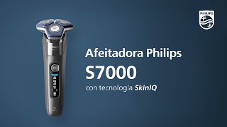 Afeitadora Philips S7000 con tecnología SkinIQ [upl. by Yhtommit617]