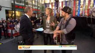 Stuck Like Glue Sugarland on Today Show [upl. by Ahsirek555]