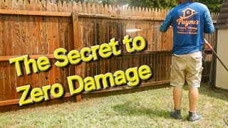 How the Pros Wash a Wood Fence NO BLEACH [upl. by Yennek403]