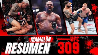 UFC 309 🔥RESUMEN MAMALON🔥 JONES VS MIOCIC [upl. by Asusej]